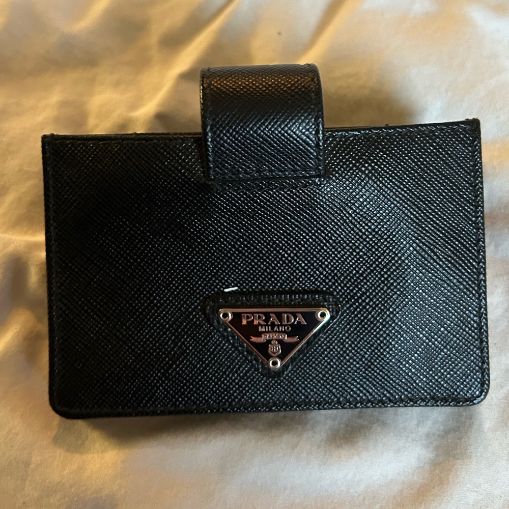 Prada Saffiano Card Wallet